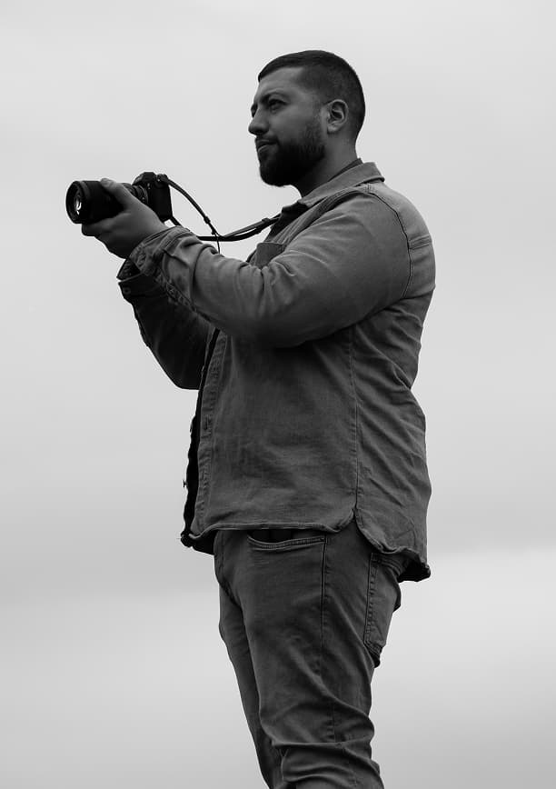 Fotograf beim Fotografieren